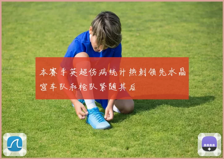 本赛季英超伤病统计热刺领先水晶宫车队和枪队紧随其后