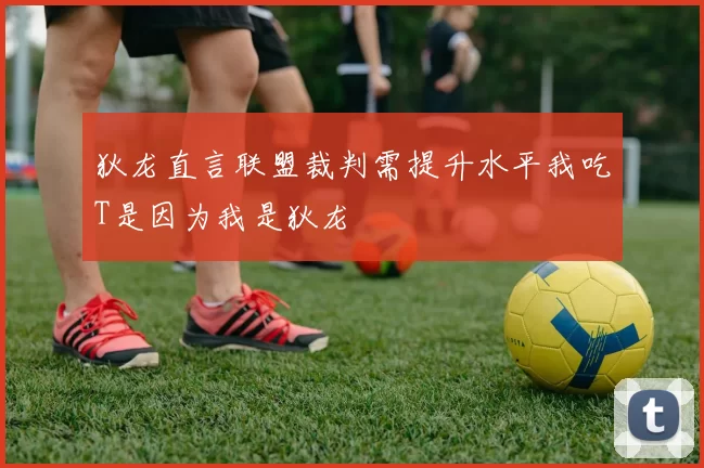 狄龙直言联盟裁判需提升水平我吃T是因为我是狄龙
